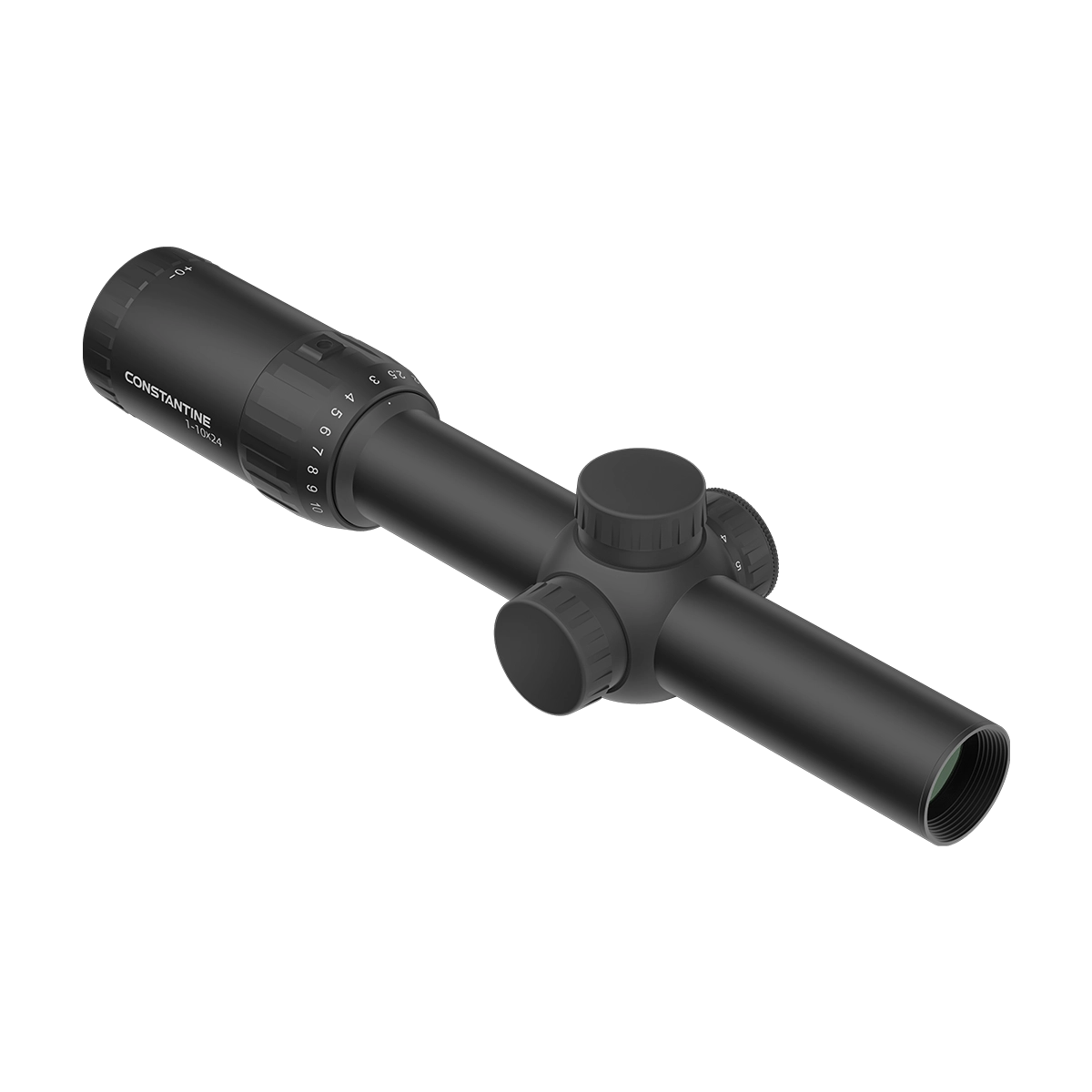 Vector Optics Constantine 1–10×24 SFP Zielfernrohr mit 1–10x Zoom, robustem Gehäuse und präziser Seitenverstellung