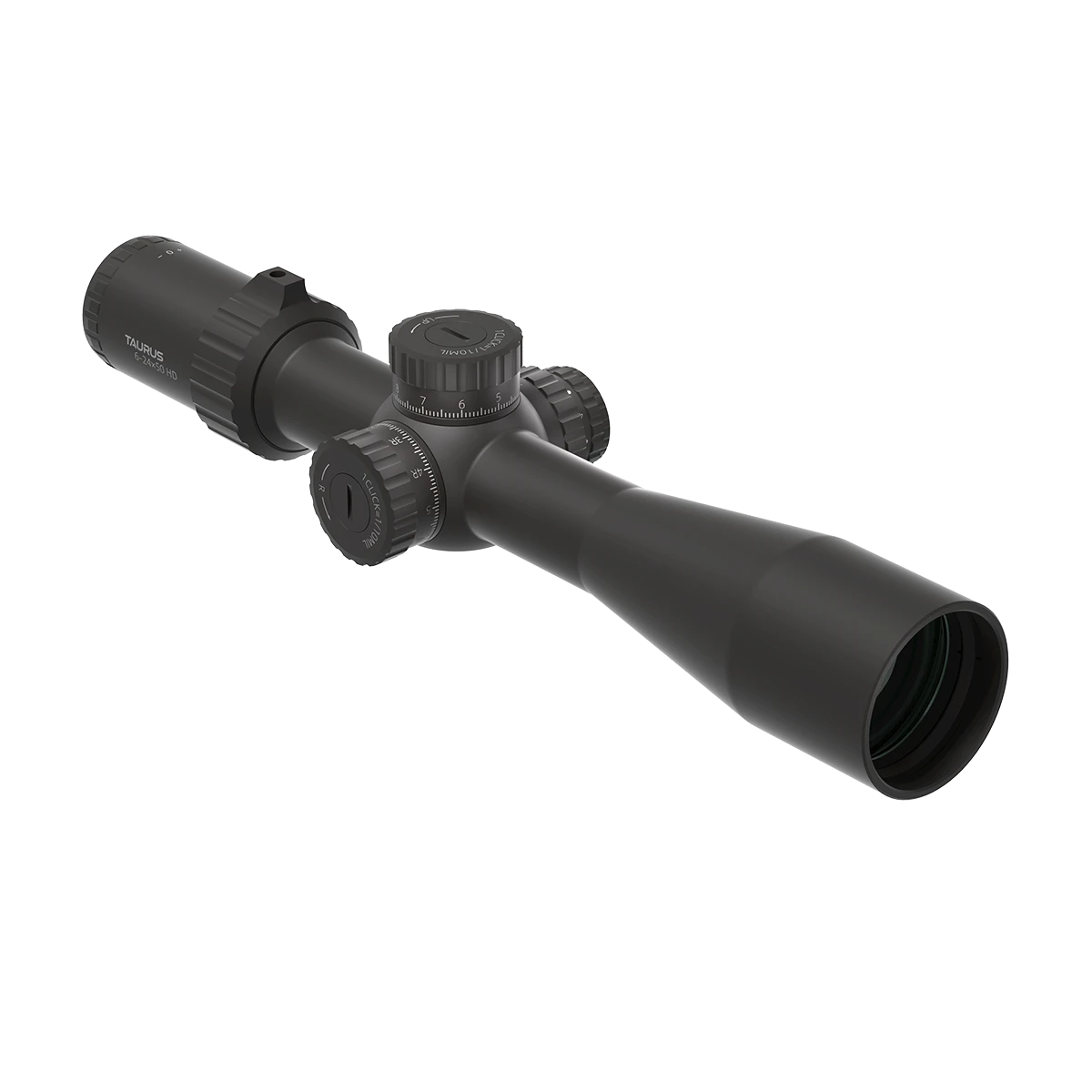 Tauron HD MIL Zielfernrohr mit 6–24x Vergrößerung und robustem Gehäuse für höchste Bildqualität und Zielgenauigkeit.
