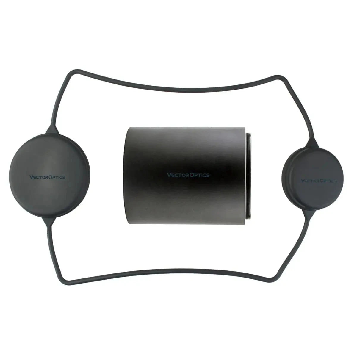 Objektivschutzkappen für das Vector Optics Paragon 5-25x56 GenII SFP Zielfernrohr, idealer Zubehörschutz für Transport und Lagerung.