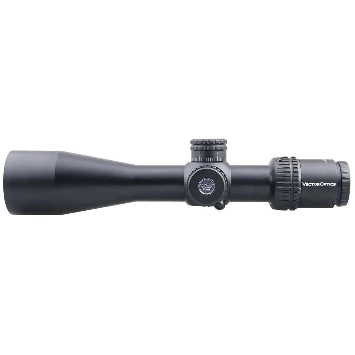 Veyron 4-16x44 FFP Zielfernrohr von Vector Optics mit kompaktem Design und präziser MIL-Verstellung für Jagd und Sportschießen.