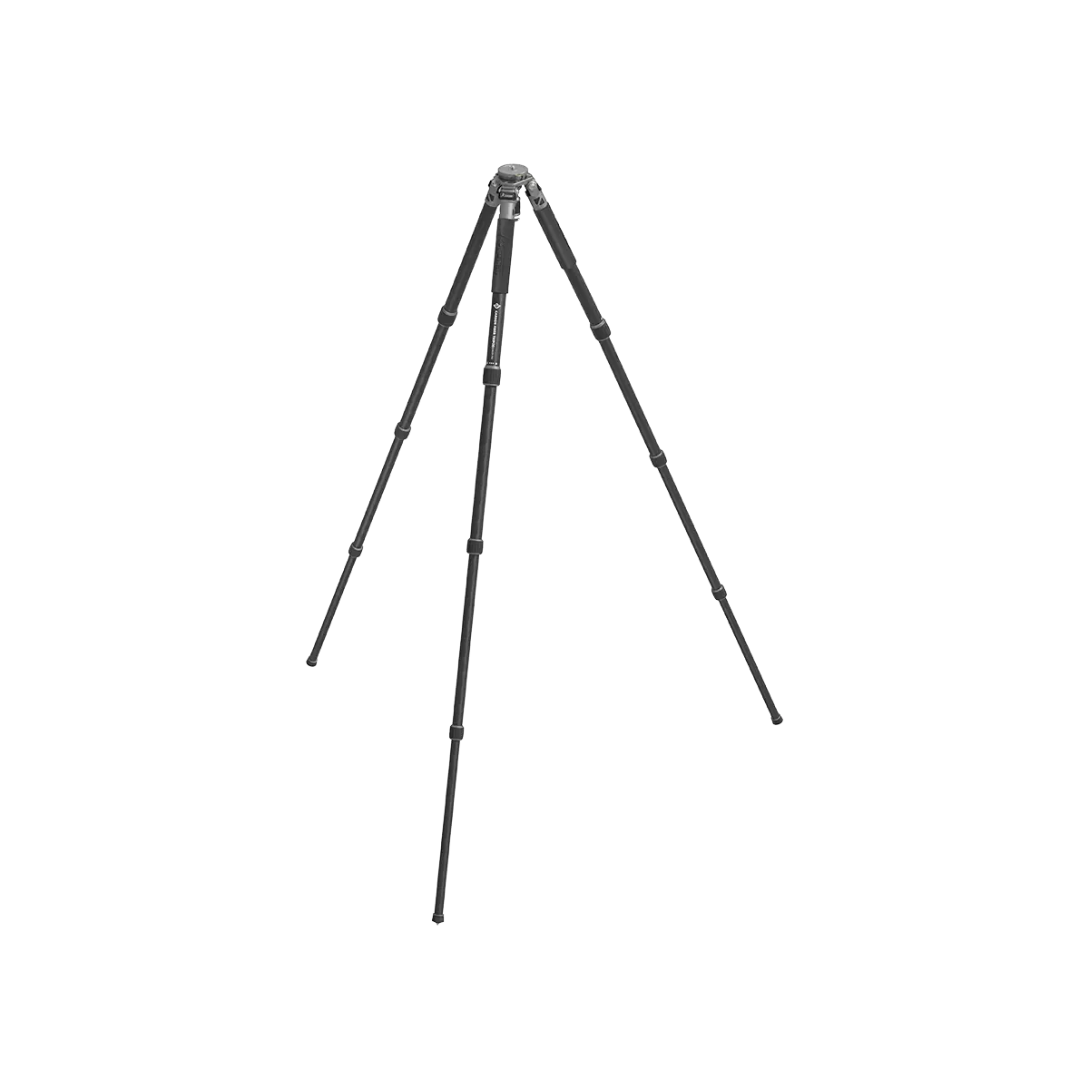 Vollständig ausgezogenes Tripod aus Karbon lang (RSCF-T02) von Vector Optics für maximale Höhe bei Foto- und Videoaufnahmen.