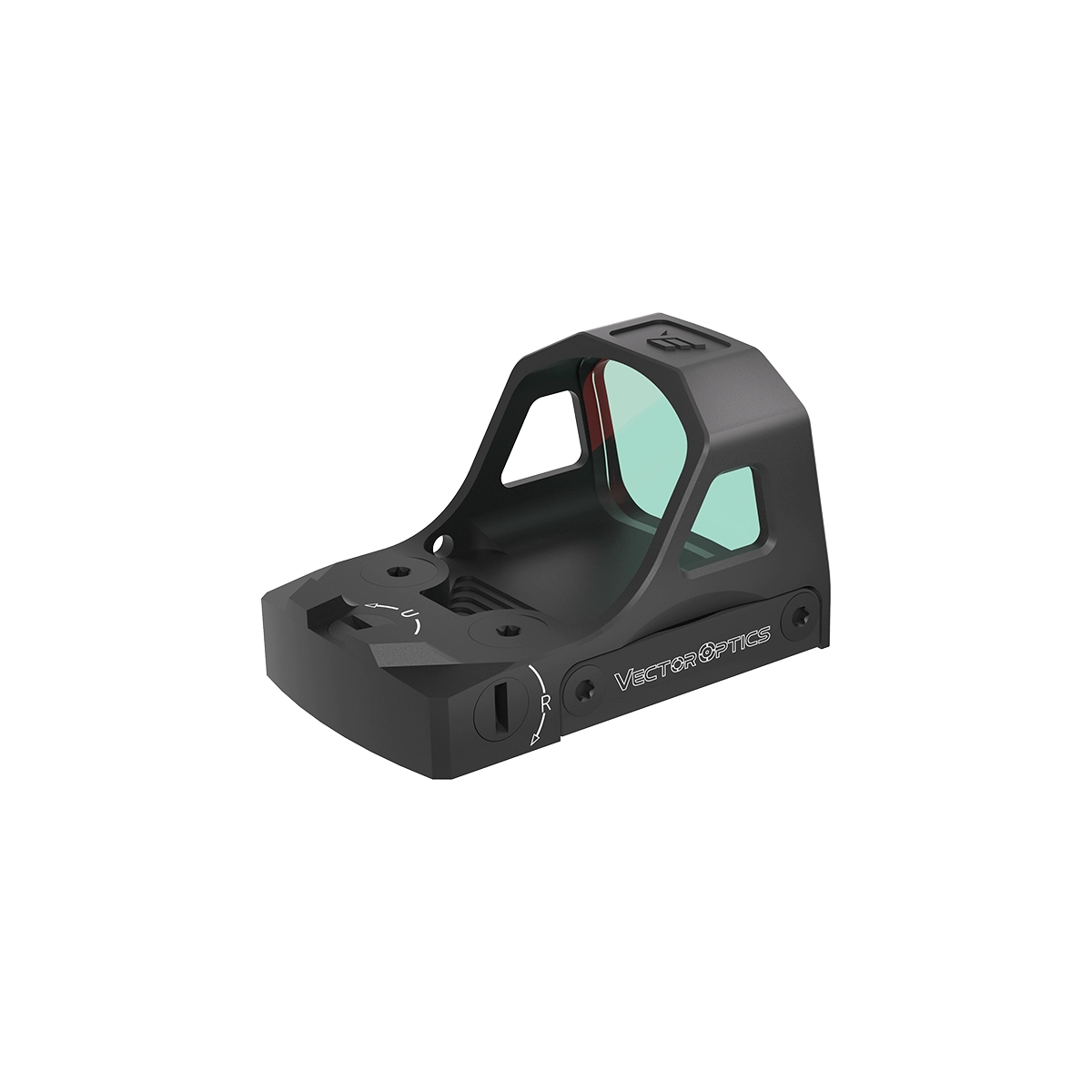 Frenzy-S 1×17×21 GenII Reflexvisier von Vector Optics mit seitlicher Gravur und robustem Aluminiumgehäuse für Waffenoptiken.