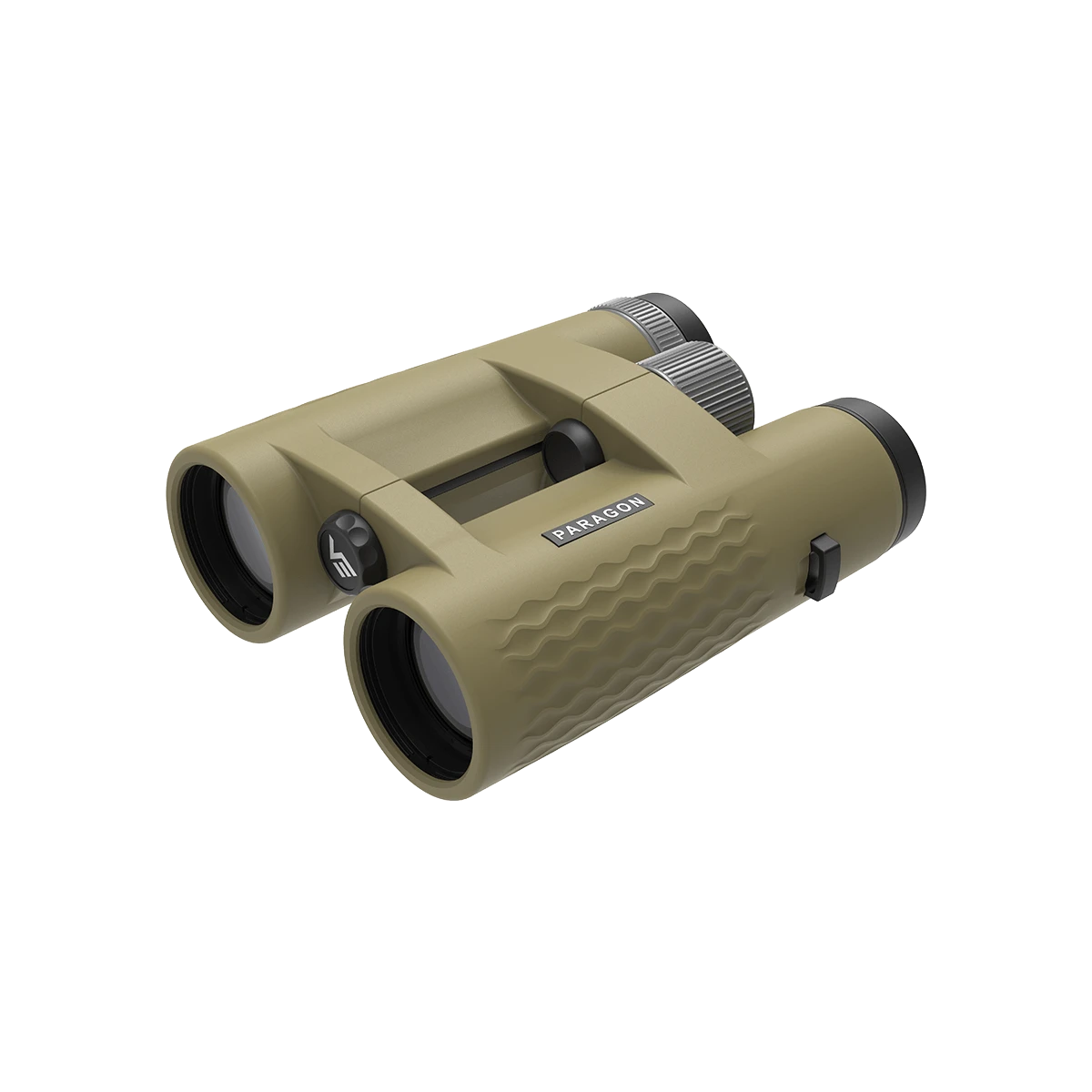Paragon 8x42 HD Fernglas in olivgrün mit robuster Bauweise und griffiger Oberfläche, ideal für Naturbeobachtungen mit breitem Sehfeld.