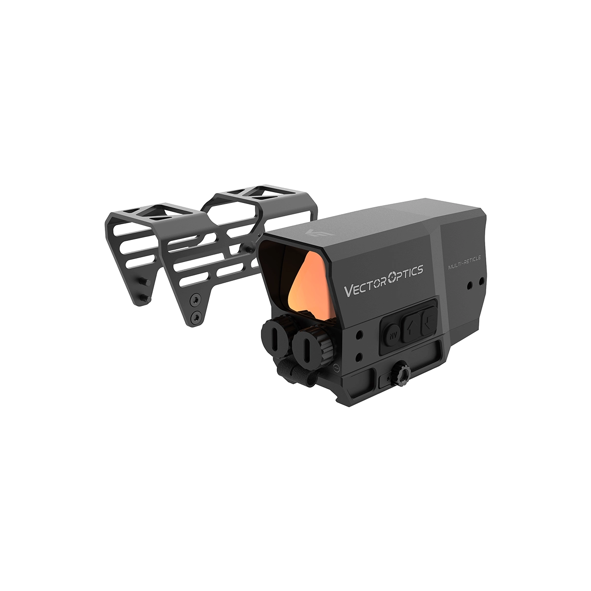 Vector Optics Frenzy Plus 1×31×26 mit abnehmbarer Schutzhaube. Vielseitiges Rotpunktvisier mit 9 Helligkeitsstufen.