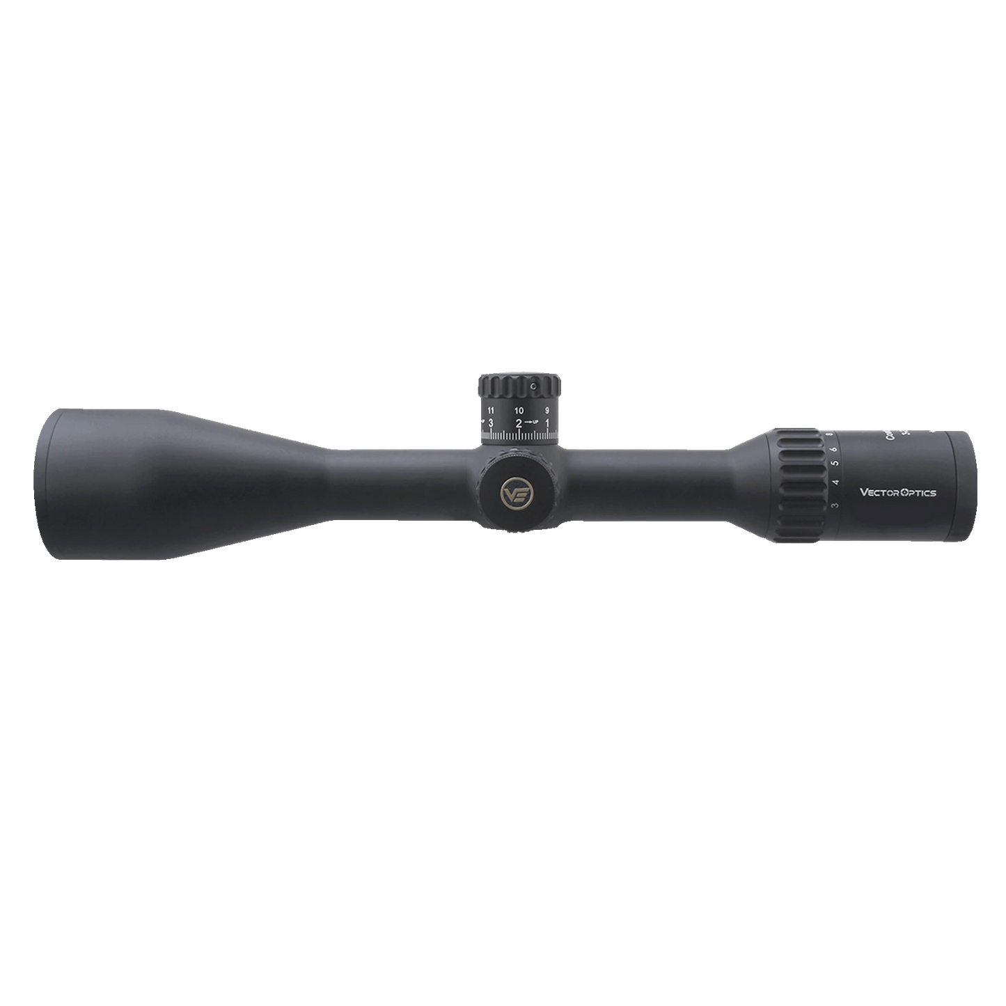 Vector Optics Zielfernrohr Continental x8 3-24x56 SFP mit 8-fachem Zoom und ED-Optik, Seitenansicht für präzises Sportschießen.