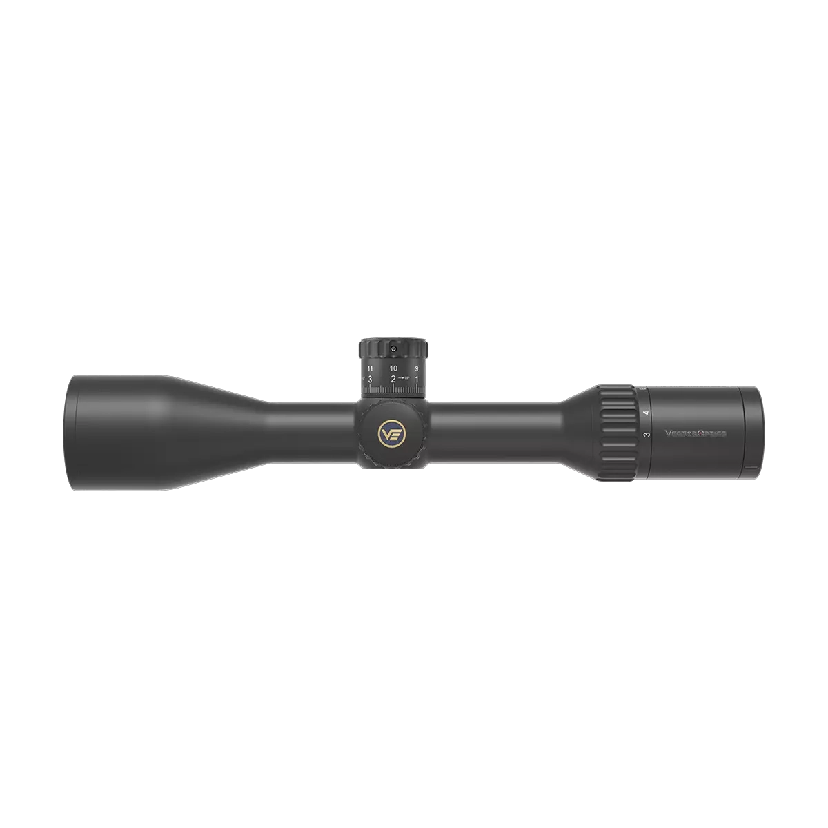 Vector Optics Zielfernrohr Continental x6 3-18x50 SFP SCOL-53 in Seitenansicht mit robustem Gehäuse für präzises Schießen bei Tageslicht.