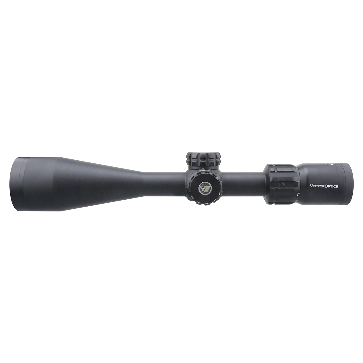 Paragon 4-20x50 SFP - Vector Optics Zielfernrohr mit 50mm Objektiv und German #4-Absehen, ideal für präzises Schießen auf mittlere Distanzen.