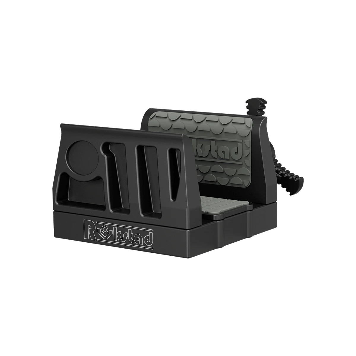 Vector Optics Gewehrauflage für Tri- und Bipods mit robustem Aluminiumgehäuse und ROKSTAD-Logo, ideal für präzises Schießen.