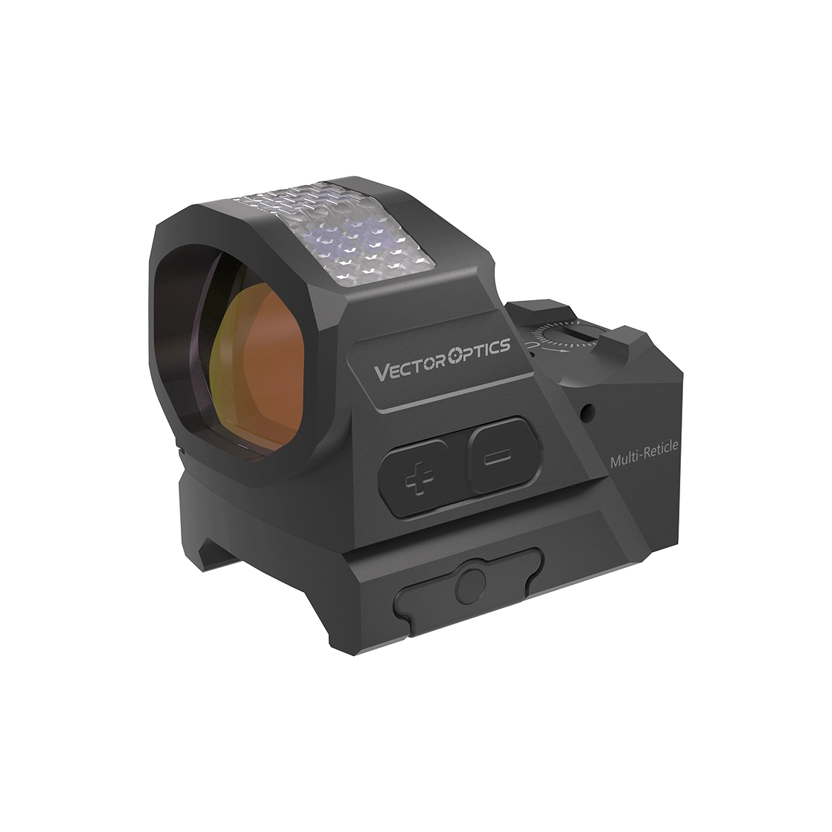 Frenzy-X 1×19×26 GenII - Vector Optics | Red Dot Visier mit Solarpanel und Multi-Reticle-System für zuverlässige Zielerfassung bei Tageslicht.