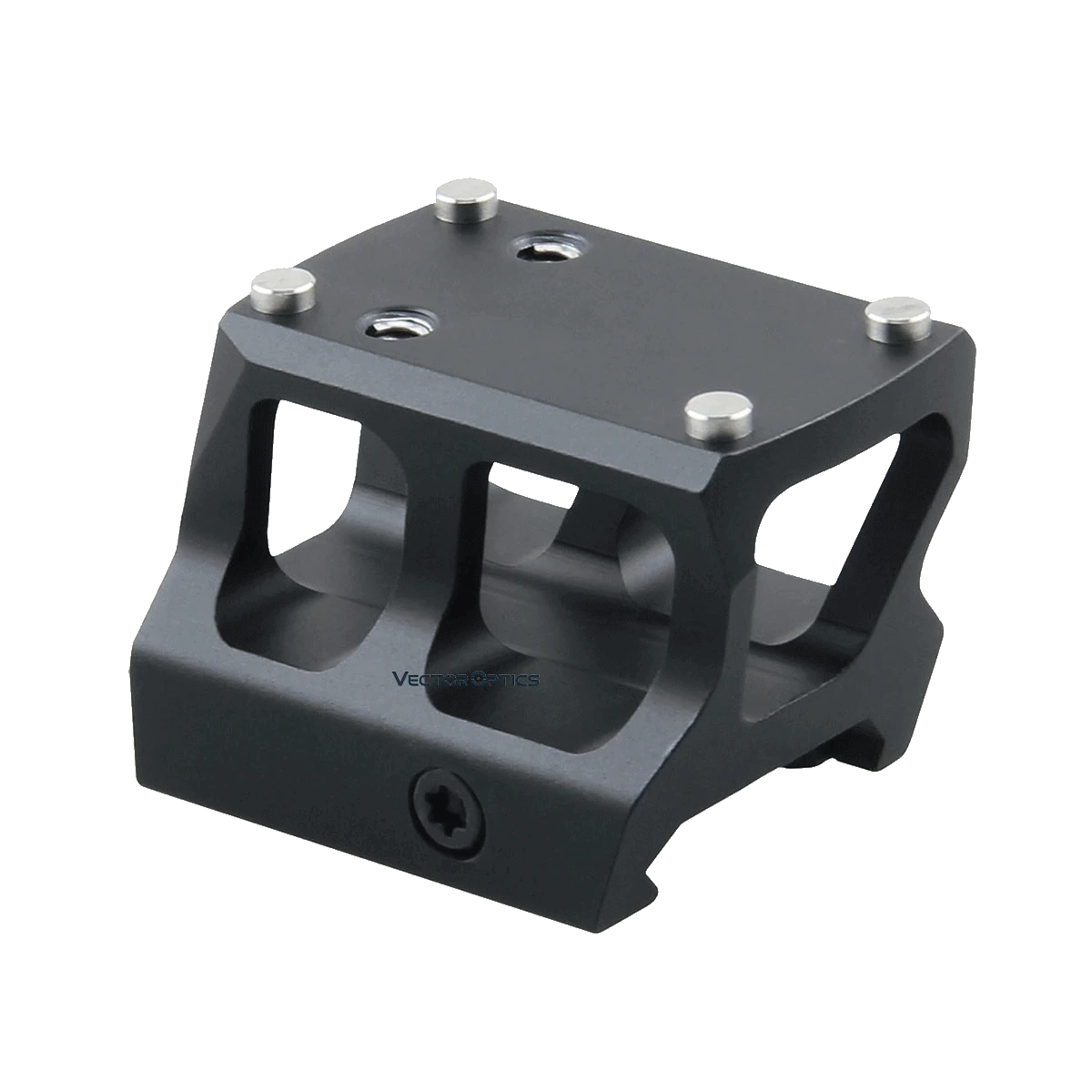 Erhöhte Picatinny-Montage für Vector Optics MGT Red Dot mit robustem Aluminiumkörper und Lower 1/3 Co-Witness Design.