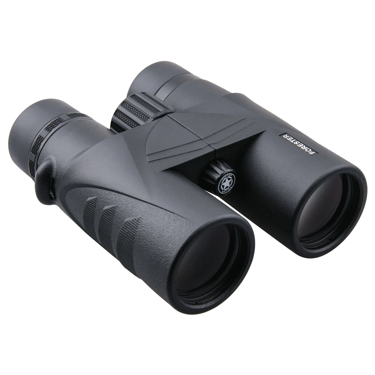Outdoor-kompaktes Forester 10x42 Fernglas (SCBO-02) mit ergonomischem Design und rutschfestem Griff für präzise Naturbeobachtung bei jedem Wetter.