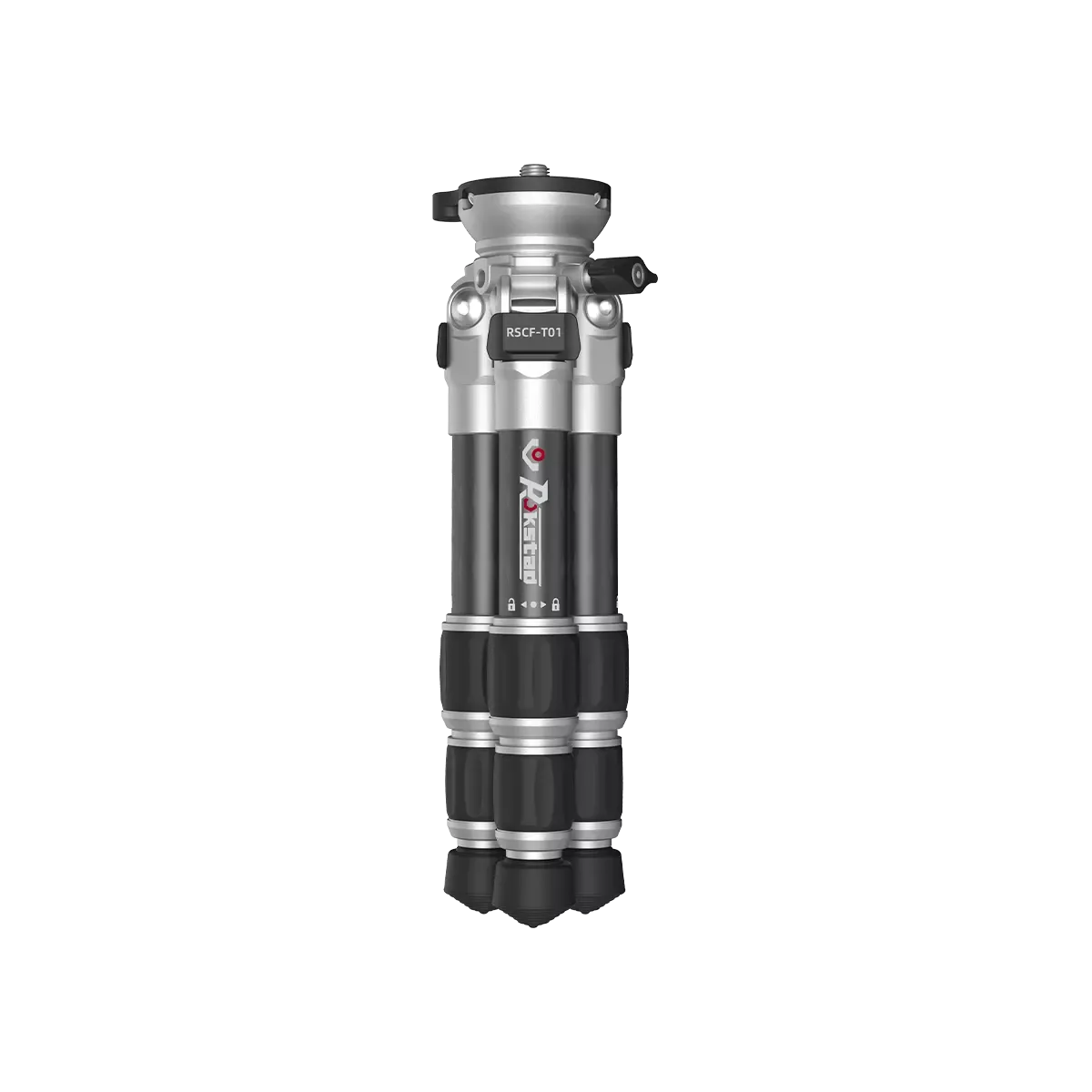 Zusammengefaltetes Karbon-Stativ RSCF-T01 von Vector Optics by Diehl Trading, ideal für den kompakten Transport im Fotografie-Equipment.