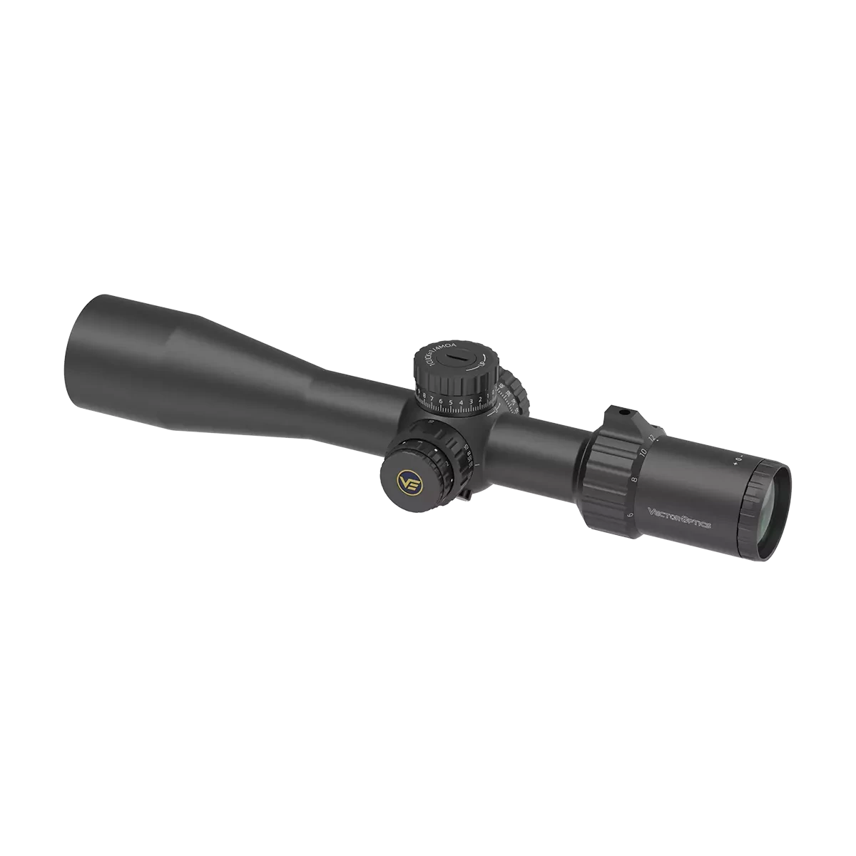 Hochwertiges Vector Optics Tauron 6-24x50 HD Zielfernrohr mit FFP MOA-Absehen und langlebigem Design für Outdoor-Einsätze.