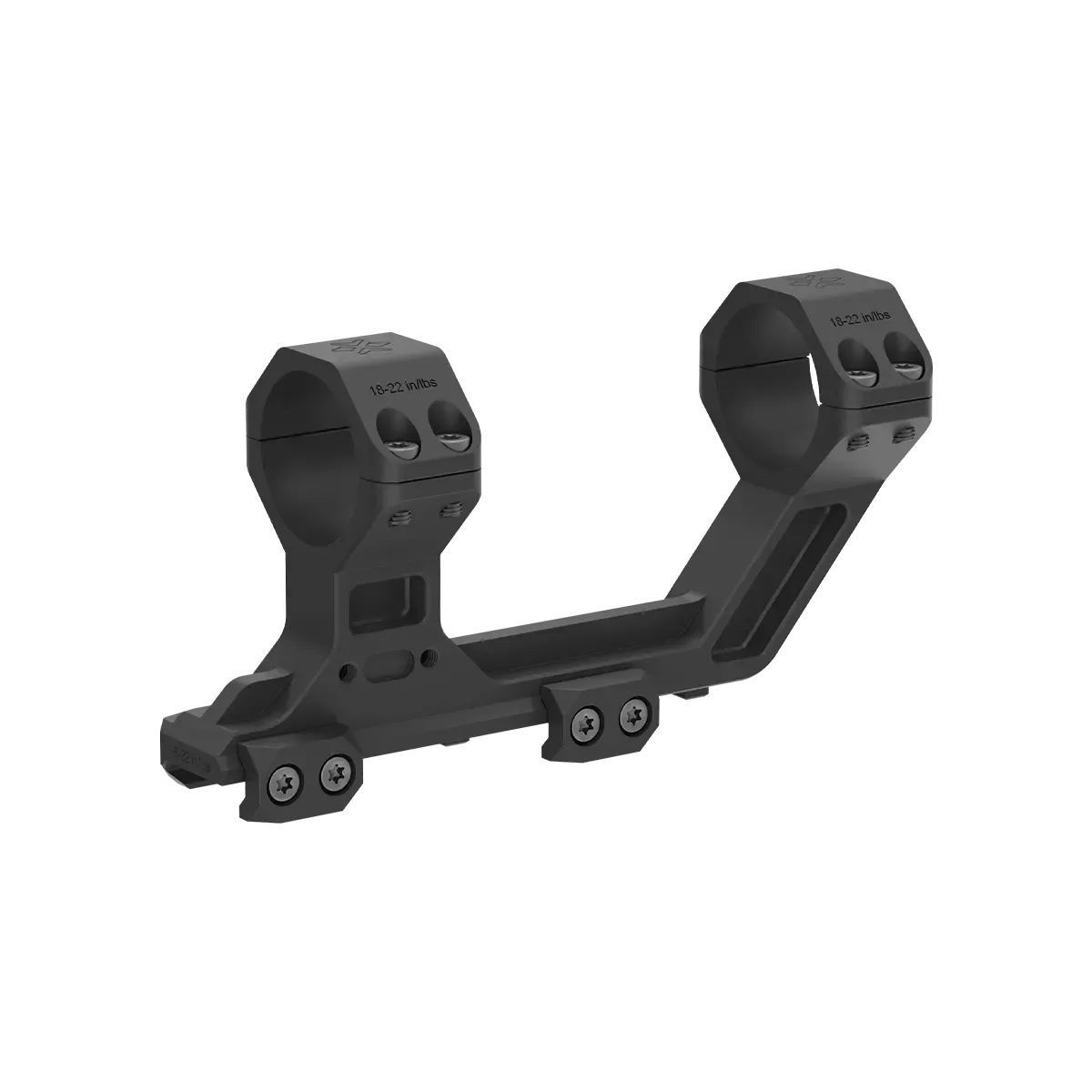 30mm AR Picatinny Montierung Cantilever mit 0MOA Vorneigung, Höhe 50mm, aus 6061-T6 Aluminium, stabil und leicht für Zielfernrohrmontage