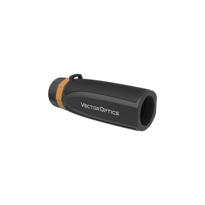 Forester 8x32 Monokular - Kompakt & Wasserdicht, Rückansicht mit VECTOR OPTICS-Logo, robustes Design für unterwegs.