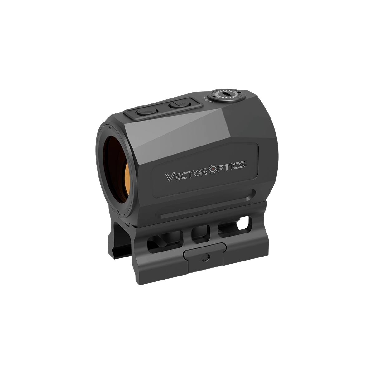 Scrapper 1×25 Mini Rotpunktvisier SCRD-74 mit robustem Gehäuse aus 7075-T6 Aluminium. Kompakt, stossfest und wasserdicht nach IP67.