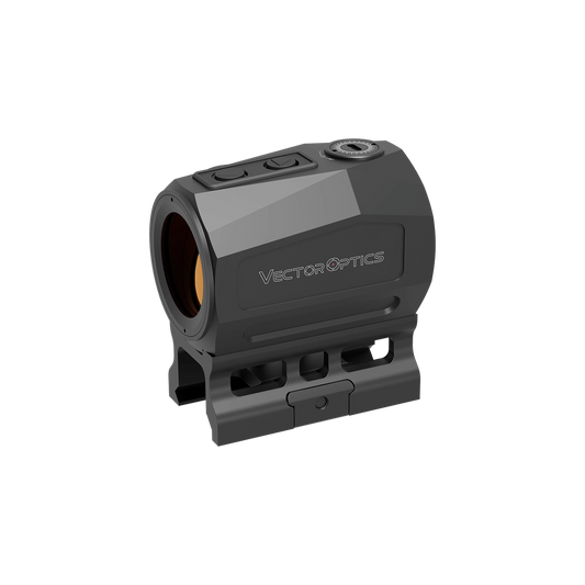 Scrapper 1×25 Mini Rotpunktvisier SCRD-74 mit robustem Gehäuse aus 7075-T6 Aluminium. Kompakt, stossfest und wasserdicht nach IP67.