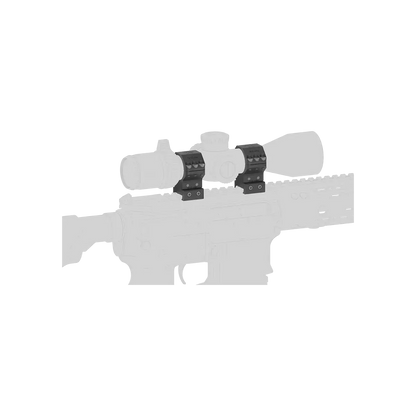 Alu-Ringe auf Gewehr