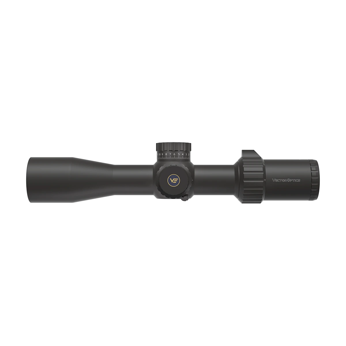 Tauron 4-16x44 Zielfernrohr mit 34 mm Tubus und taktischen Verstelltürmen für präzise Schüsse auf mittlere bis weite Distanzen.