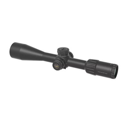 Tauron 4-24x50 FFP Zielfernrohr von Vector Optics mit großem Objektivdurchmesser für optimale Lichtdurchlässigkeit bei Jagd und Sport.