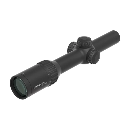 LPVO Zielfernrohr Continental X8 mit ED-Glas und German #4-Absehen, ideal für präzises Schießen auf kurze bis mittlere Distanzen.