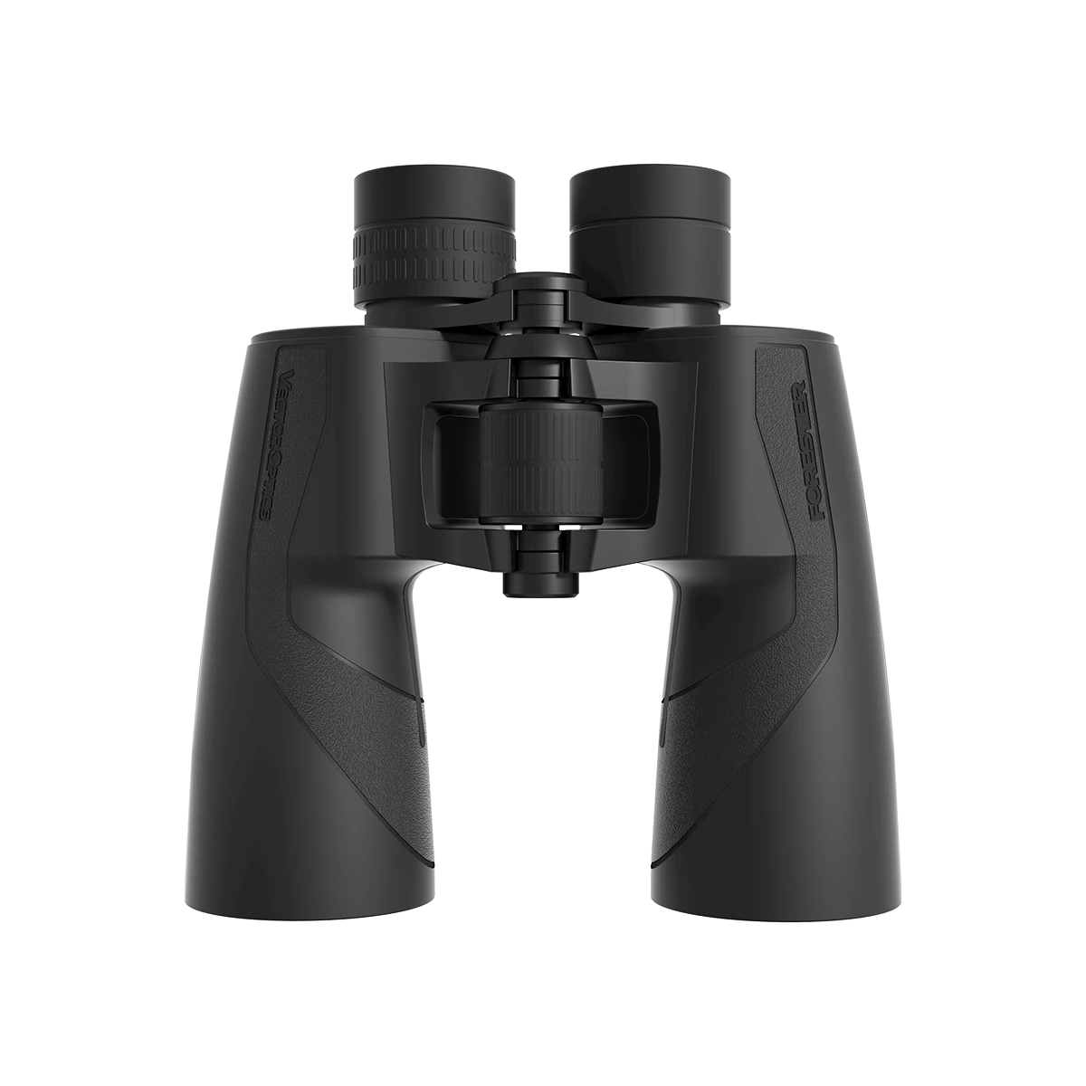 Detailansicht des Forester 7x50 Fernglases mit Dioptrienausgleich. Robustes, wetterfestes Design für präzise Beobachtungen.
