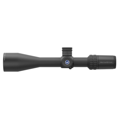 Orion Pro Max 6-24X50 FFP Zielfernrohr mit robustem Gehäuse und taktischem Design, ideal für präzises Schießen auf weite Distanzen.