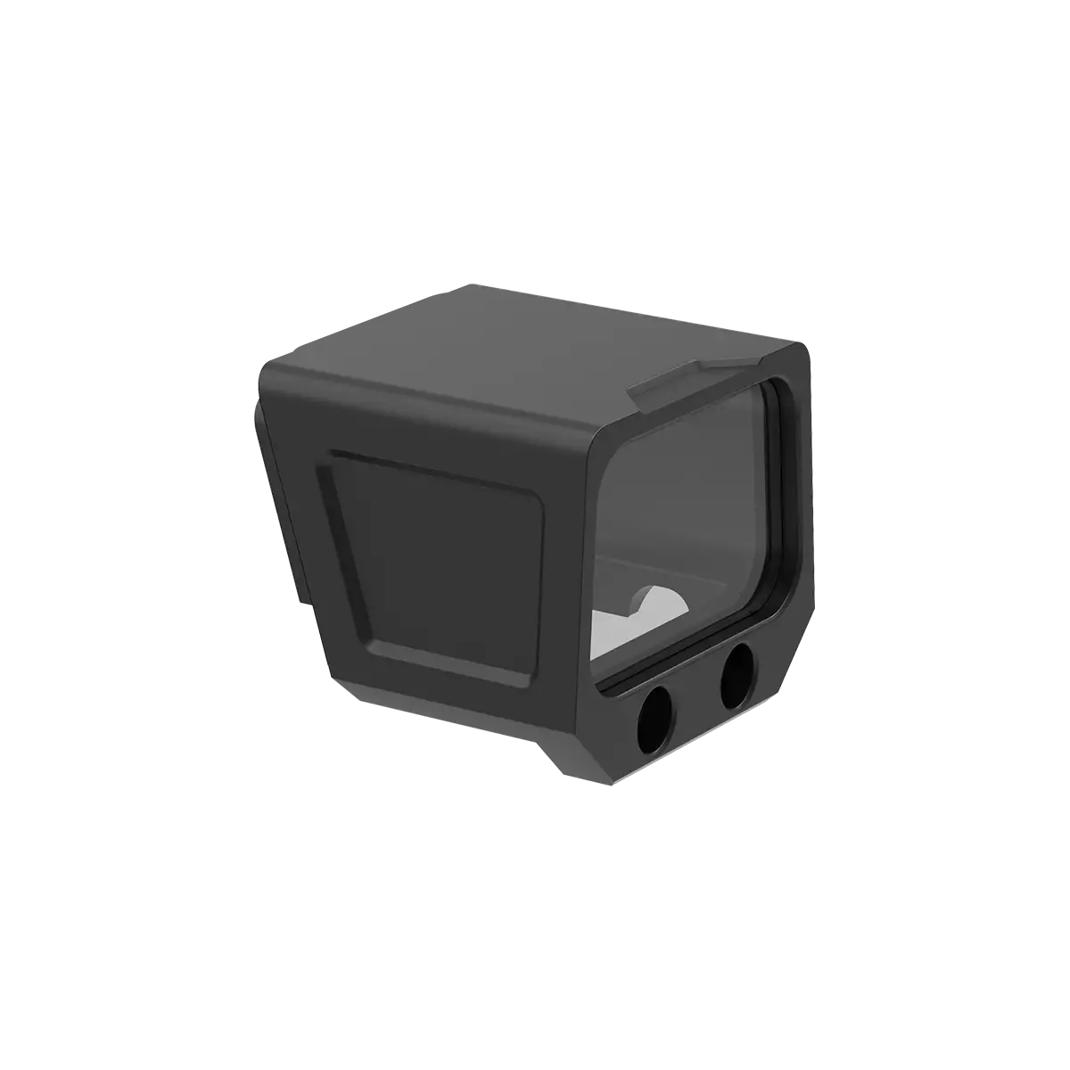 Robuste Aluminium Schutzkappe für SCRD-SM44 und SCRD-65 mit Sichtfenster, schützt Red Dot Visiere zuverlässig vor Witterungseinflüssen.