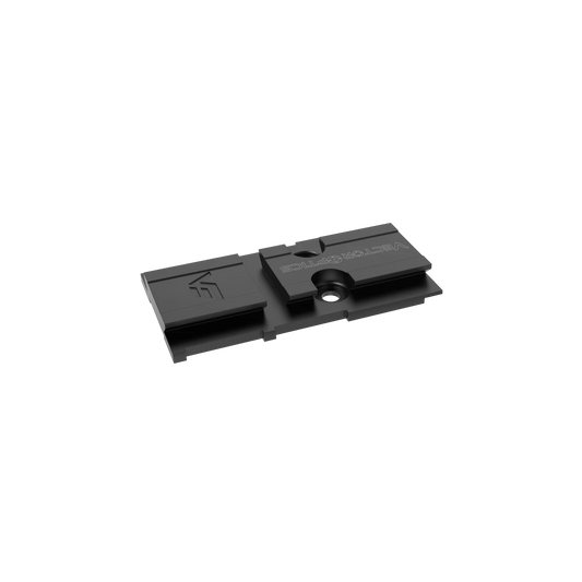 Montage VOD Glock MOS - Red Dot Adapter aus robustem Stahl mit CNC-Präzision, passend für Vector Optics Rotpunktvisiere.
