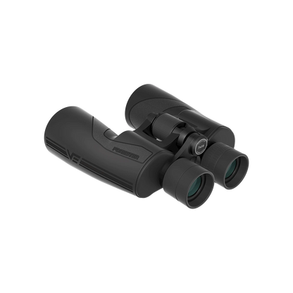 Rückansicht des Forester 7x50 Fernglases mit ergonomischem Design. Robustes Gehäuse für den Einsatz bei Outdoor-Abenteuern.