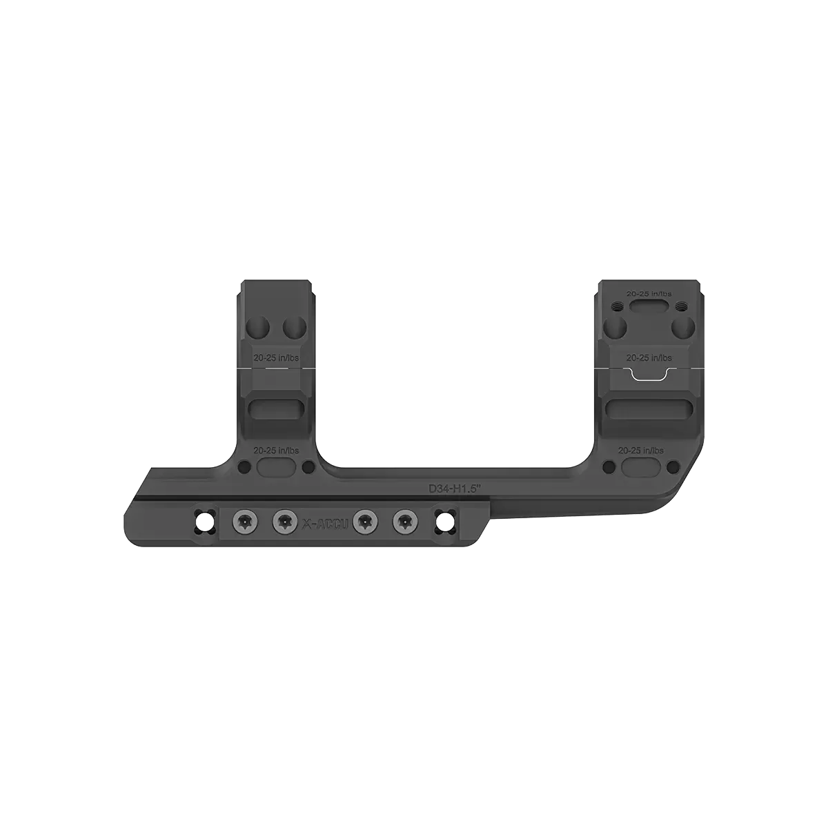 34mm Cantilever | Höhe 38mm | 0MOA Vorneigung (XASR-3476)