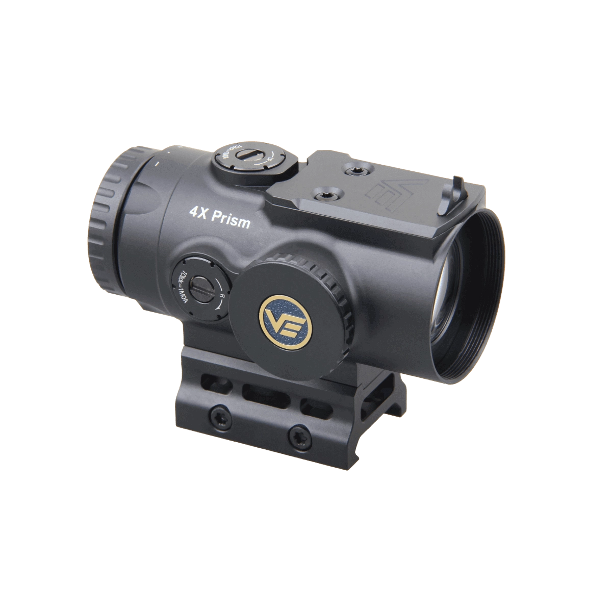 Prismenvisier 4x24 Micro | Kompakt & Präzise Optik mit beleuchtetem Absehen und stabiler Montage für präzises Zielen auf kurze Distanzen.