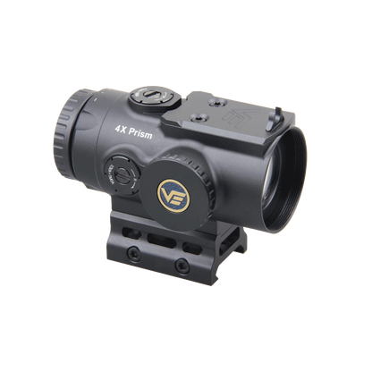 Prismenvisier 4x24 Micro | Kompakt & Präzise Optik mit beleuchtetem Absehen und stabiler Montage für präzises Zielen auf kurze Distanzen.