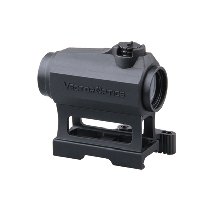 Maverick III 1×22 Red Dot Sight mit robustem Aluminiumgehäuse, perfekt für präzises Zielen bei dynamischen Schießsportarten und Jagd.