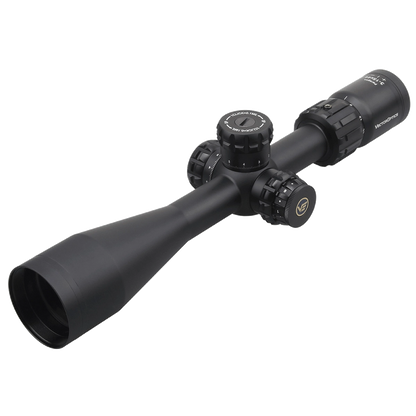 Seitliche Perspektive des Paragon 3-15x44 Zielfernrohrs mit Zero-Stop-Funktion und German #4-Absehen für präzise Zielerfassung.