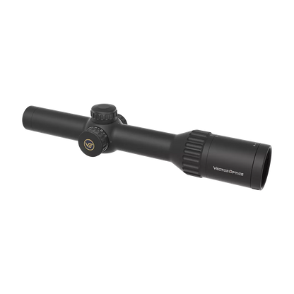 SFP-Zielfernrohr Continental X8 1–8×24 mit Glasfaser-abgestütztem Absehen, geeignet für dynamisches Schießen und Jagdeinsätze.