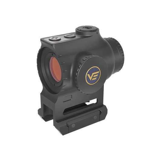 Prismenvisier 1X18 Mini Paragon - Vector Optics mit robustem Gehäuse und roter Linsenbeschichtung, ideal für CQB und Jagd.