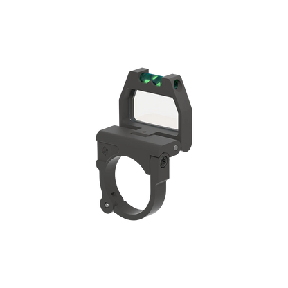 Wasserwaage mit Lupe für Tubus mit integrierter Libelle und Quick-Flip-Mechanismus, passend für 30mm/34mm Zielfernrohr-Tuben.