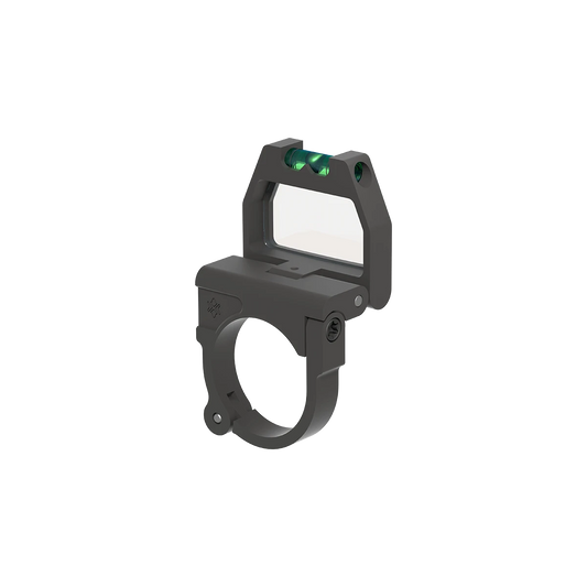 Wasserwaage mit Lupe für Tubus mit integrierter Libelle und Quick-Flip-Mechanismus, passend für 30mm/34mm Zielfernrohr-Tuben.