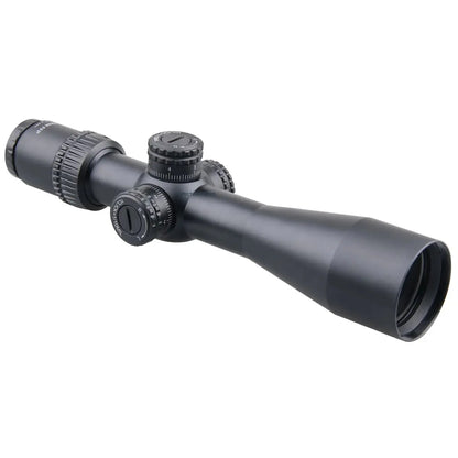 Veyron 4-16x44 FFP Zielfernrohr mit robustem Gehäuse und MIL-Verstellung, ideal für präzises Schießen bei variabler Vergrößerung.