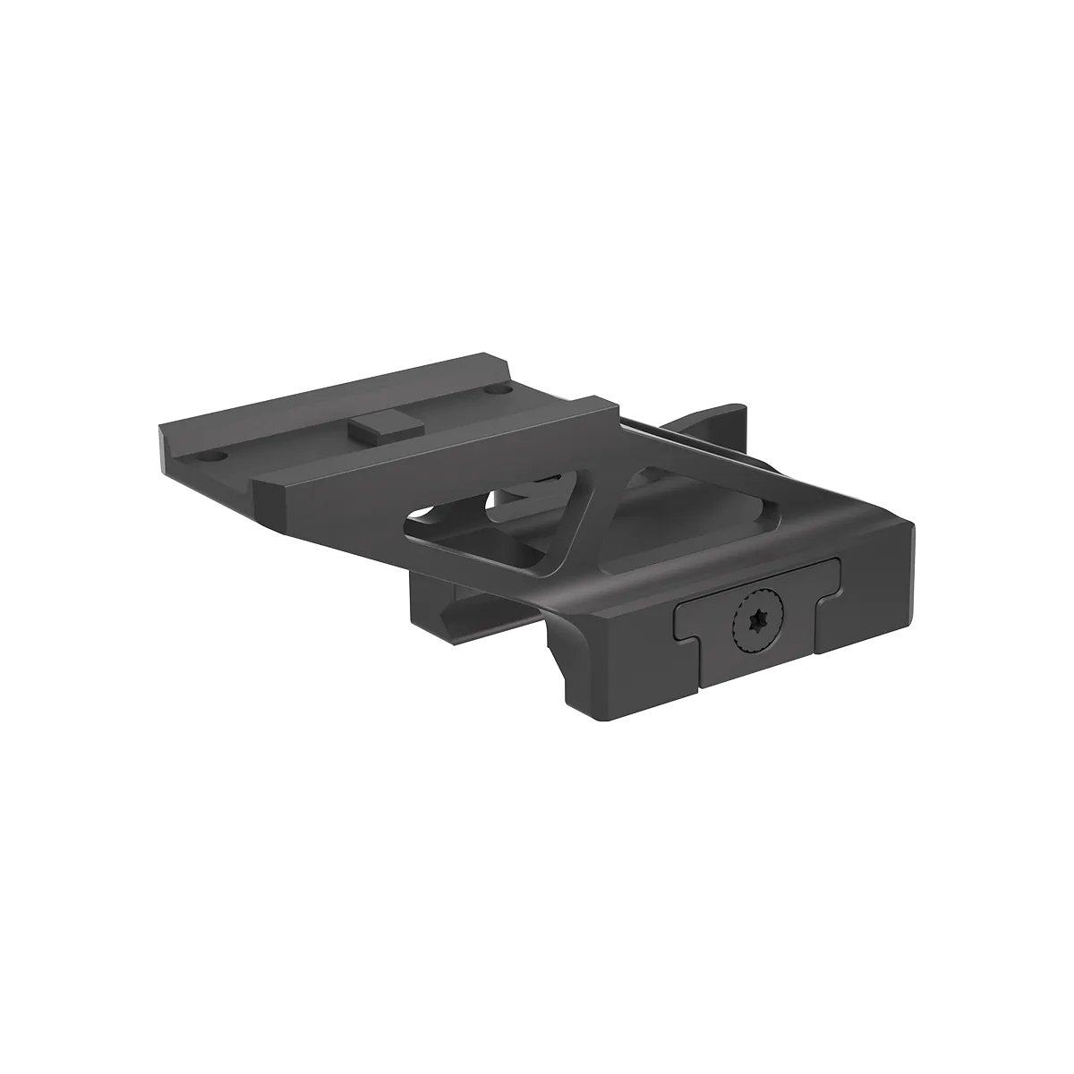 Seitliche Ansicht der QD Montage RUM (T1/T2) Picatinny Höhe 32.5mm (RD69-QD01) Vector Optics mit präziser Passform für Rotpunktvisiere