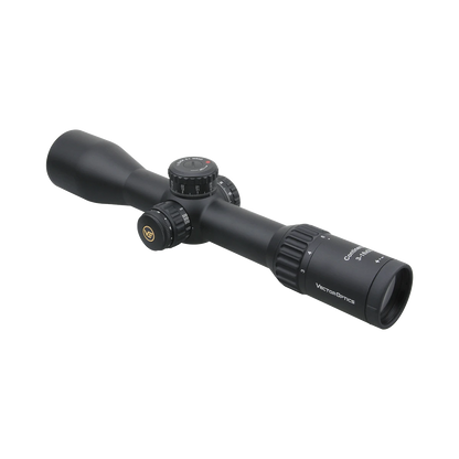 Zielfernrohr Continental x6 3-18x50 FFP mit ergonomischem Design, geeignet für taktische Einsätze und sportliches Langstreckenschießen.