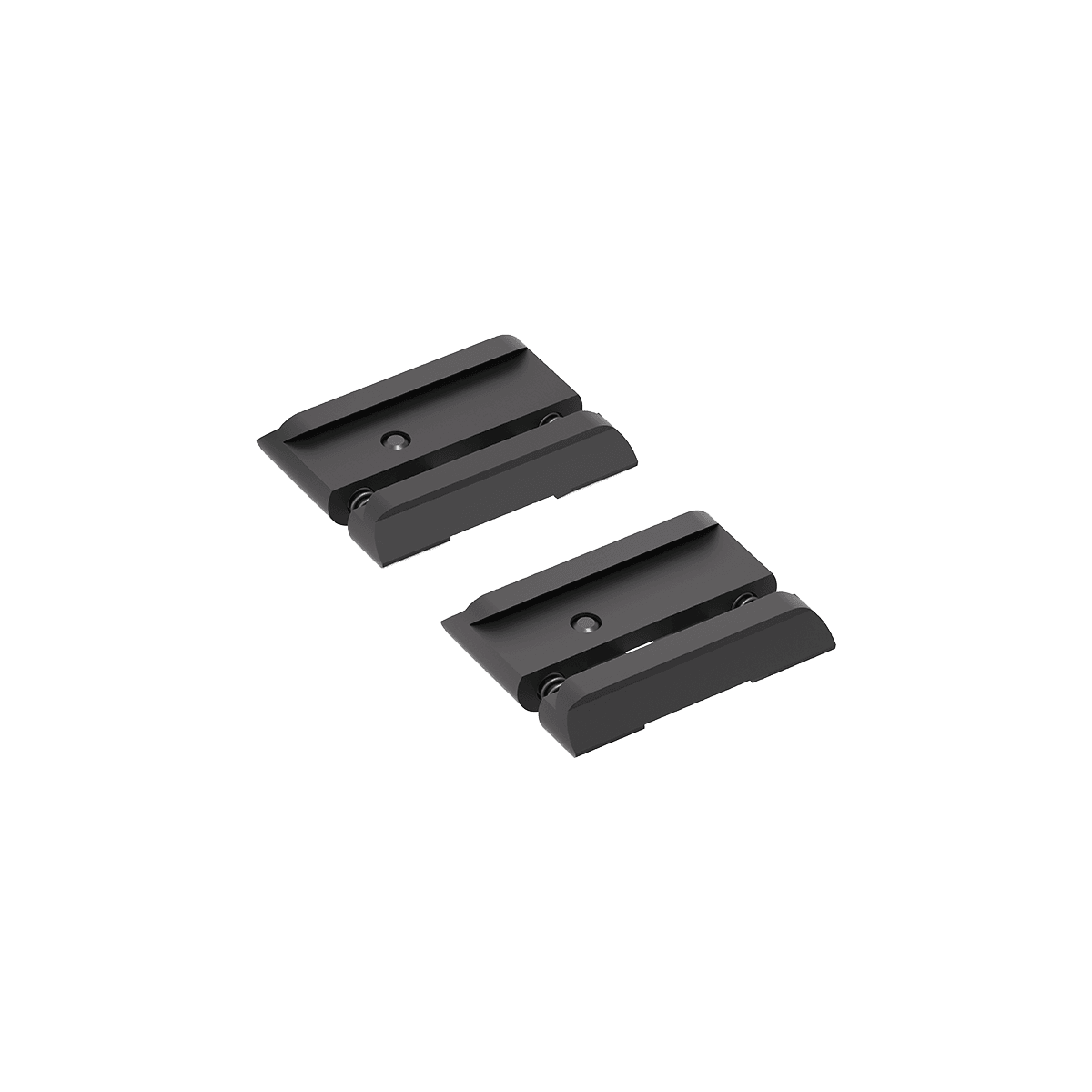 Adapterpaar 11mm Dovetail auf 21mm Picatinny (SCRA-06B) von Vector Optics, passend für Optikzubehör im Waffenbereich, robust und präzise gefertigt.