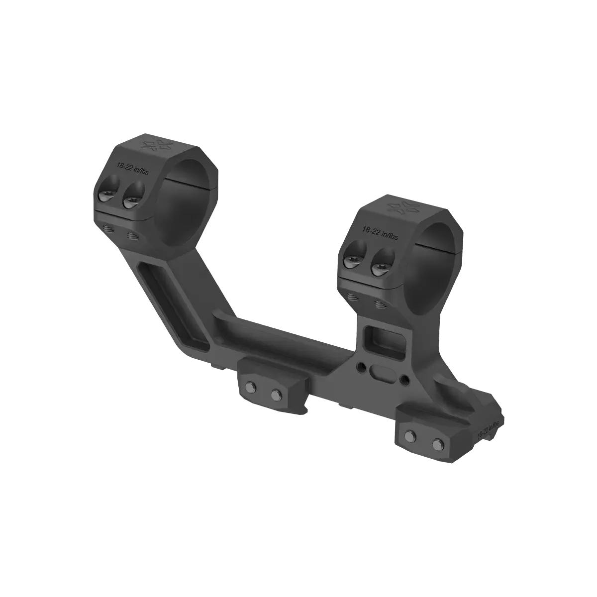 Leichte und stabile 30mm Cantilever Picatinny Montierung mit 0MOA Neigung, gefertigt aus 6061-T6 Aluminium für AR-Plattformen