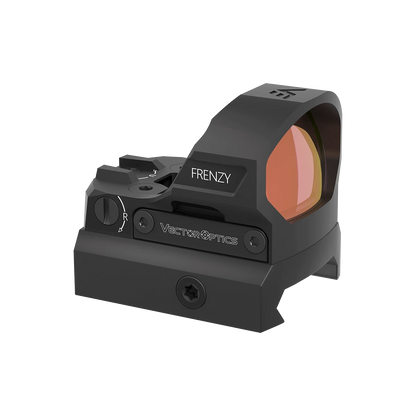 Vector Optics Frenzy-S 1x19x28 Red Dot Visier mit seitlicher Helligkeitseinstellung und IPX7 Wasserschutz. Ideal für taktische Anwendungen.