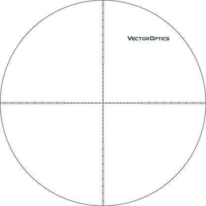 VMD‑2 Absehen des Matiz 3–9×40 SFP Vector Zielfernrohrs mit feiner Skala für präzise Zielerfassung. Optimal für alle Lichtverhältnisse.