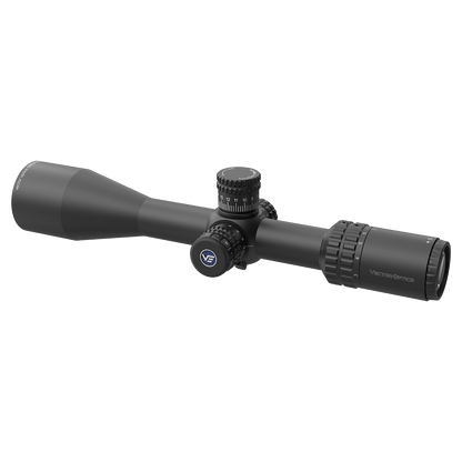 Orion Pro Zielfernrohr 3-18x50 SFP mit 100 MOA Verstellbereich und kompaktem Design für Jagd- und Sportschützen.