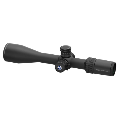 Hochwertiges Orion Pro Max 6-24X50 FFP Zielfernrohr mit mattschwarzem Finish und präziser Optik für Langstreckenschützen.