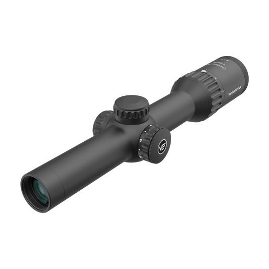 Vector Optics Continental X6 1–6×24 Fiber Zielfernrohr mit Schott-Optik, ideal für Drückjagd und schnelle Zielerfassung, LPVO SFP Design.