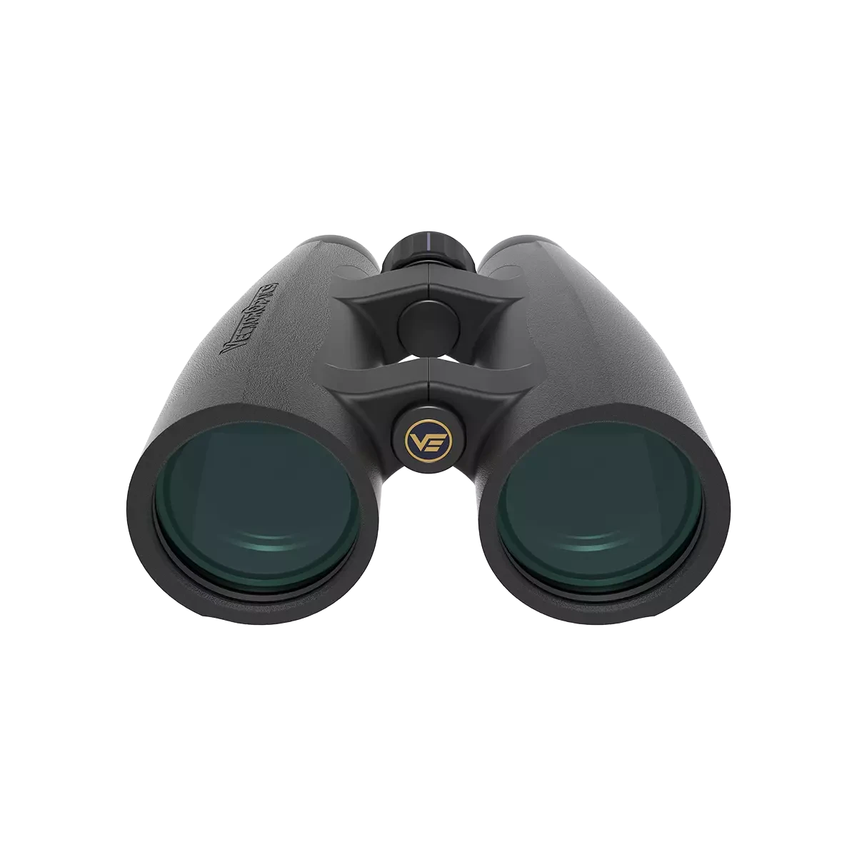 Frontansicht des Continental 8x56 ED (SCBO-10) mit grün beschichteten Linsen für klare Sicht und hoher Lichttransmission von Vector Optics.